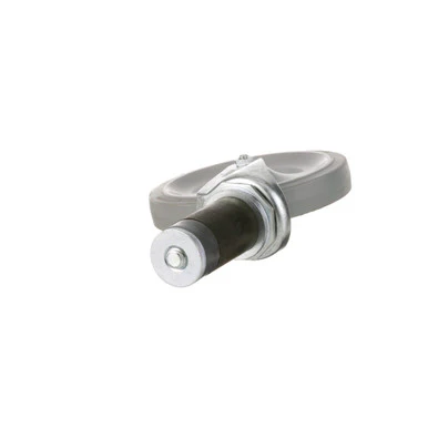 1 1/2 in Expanding Stem Swivel Caster W/ 5 in Rubber Wheel