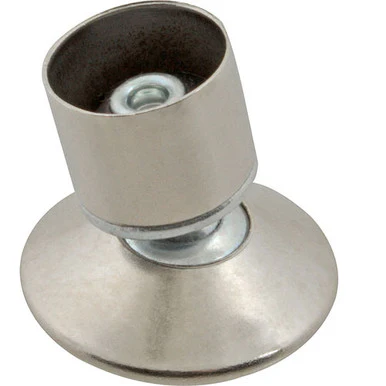1 1/4 in OD Metal Swivel Base Boot Glide