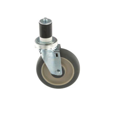 1 5/8 in Expanding Stem Swivel Caster W/ 5 in Polyurethane Wheel