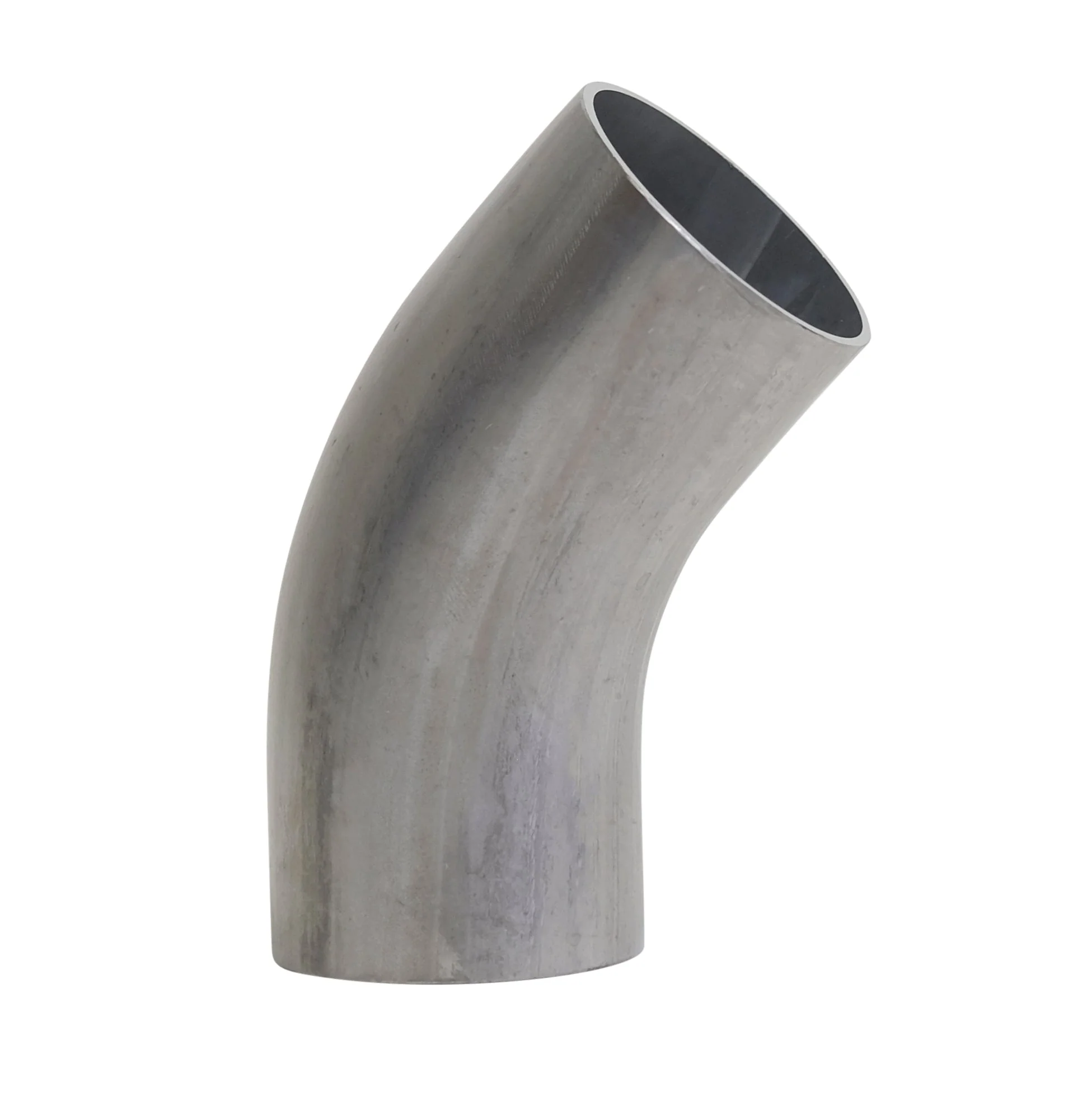 1.5" Butt-Weld Long 45 Elbow - Unpolished (L2KS-U)  - T316L Stainless Steel - Wayland Industries - W6L2KS-15-1