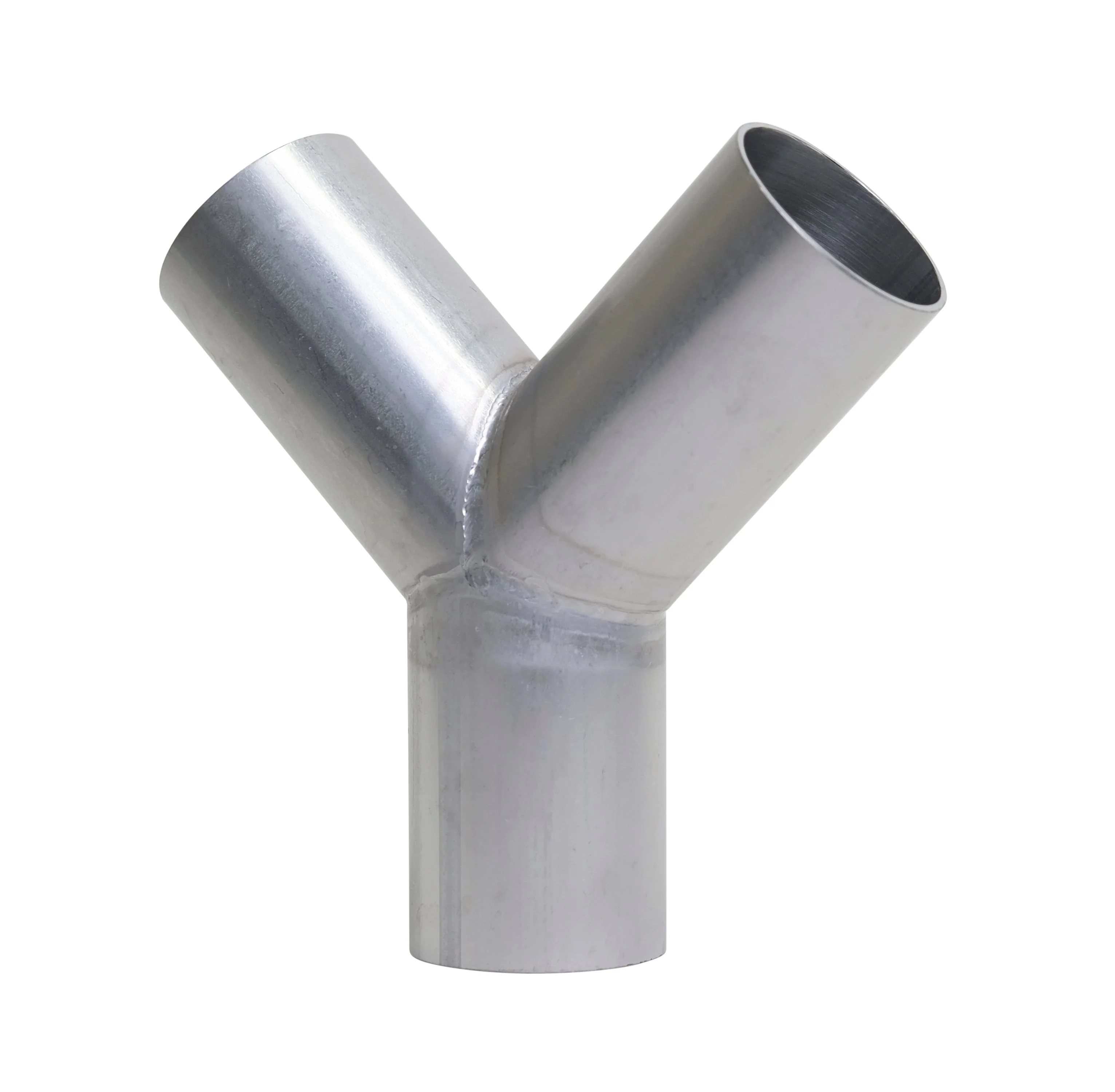 1.5" Butt-Weld True Wye - Unpolished (28WB-U) - T316L Stainless Steel - Wayland Industries - W628WB-15-1