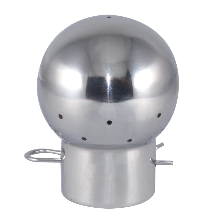 1" Stationary Spray Ball - 180 Degree Top (SSB) - T316L Stainless Steel - Wayland Industries - W6SSB-180T-1