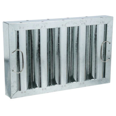 10 in x 16 in Galvanized Steel Hood Filter