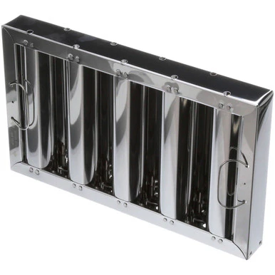 10 in x 16 in Handled Stainless Steel Hood Filter
