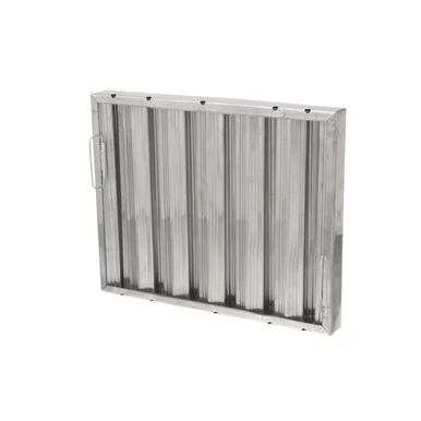 16 in x 20 in Stainless Steel Baffle Grease Filter RUN-OFF