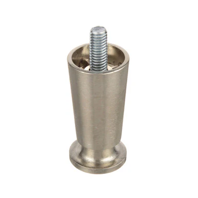 2 1/2 in Metal Leg w/ 3/8 in Stud