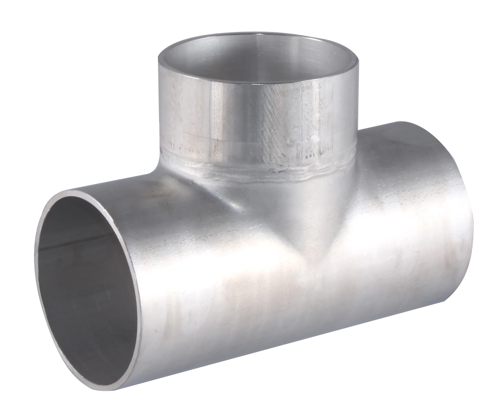 2.5" Butt-Weld Short Tee - Unpolished (7WWW-U) - T304 Stainless Steel - Wayland Industries - W47WWW-25-1