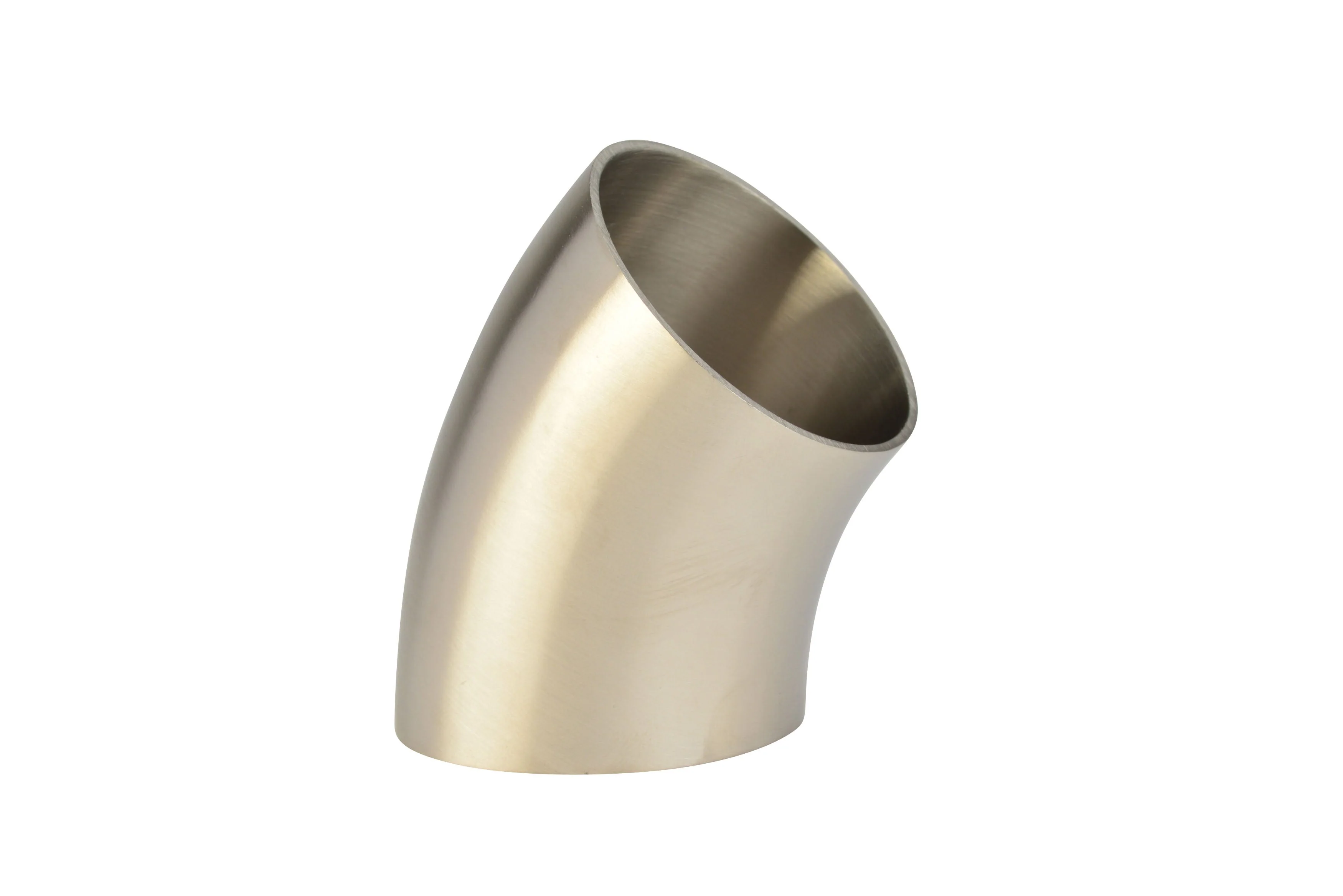2" Butt-Weld Short 45 Elbow - Polished (2WK)  - T304 Stainless Steel - Wayland Industries - W42WK-2-7