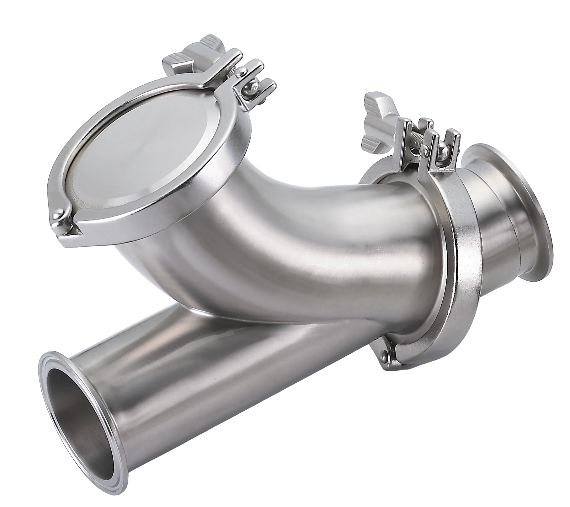 2" Y-Ball Check Valve - VITON (45BY)  - T316L Stainless Steel - Wayland Industries - W645BY-V-2