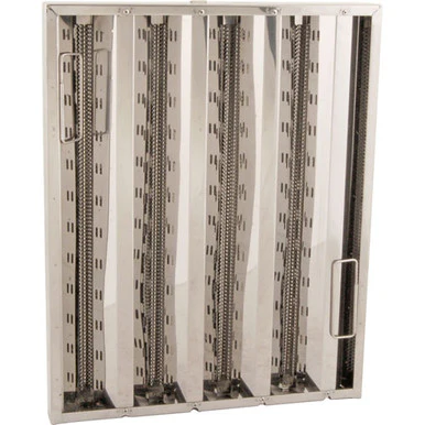 20 in x 16 in Franklin Filter Plus® Stainless Steel Hood Filter UL-1046