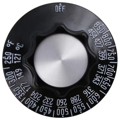 250°F - 850°F Thermostat Dial Replaces Southbend 2100094