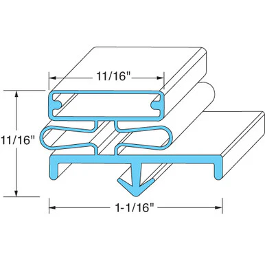 32 1/2 in x 23 1/2 in Door Gasket 23-1