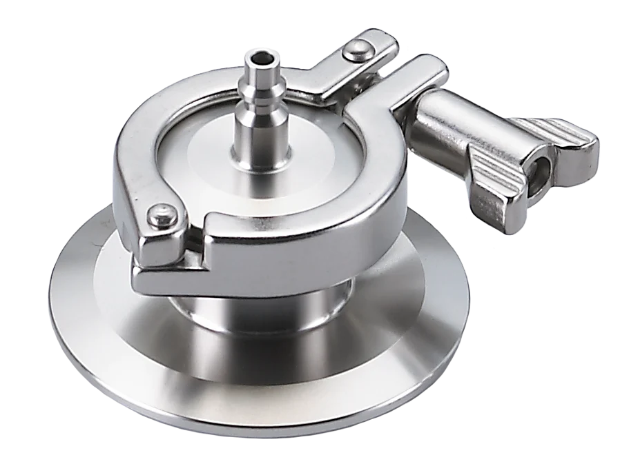 4" Air Blow Check Valve - EPDM - Quick-Connect Plug (45AB)  - T316L Stainless Steel - Wayland Industries - W645AB-4-QC
