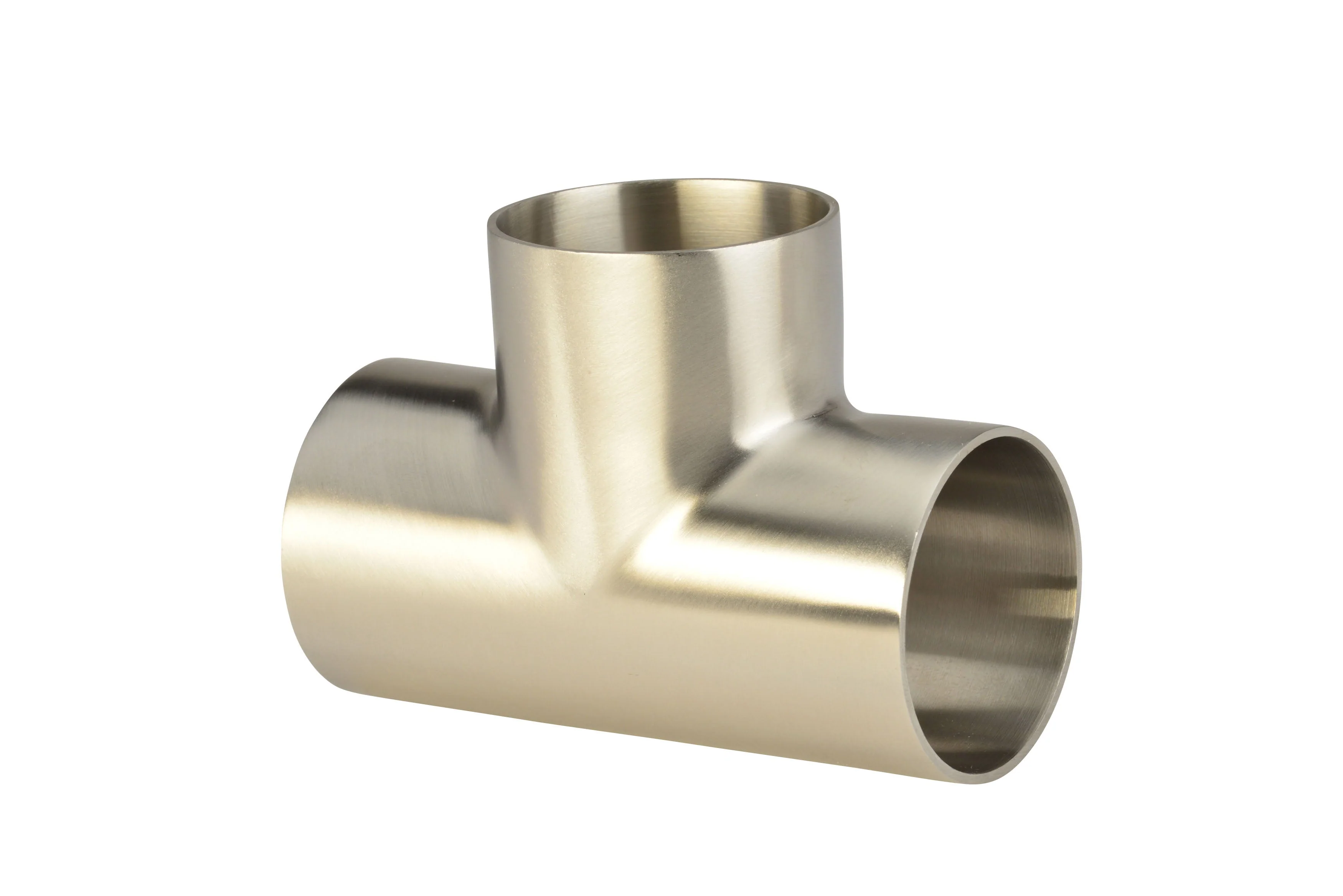 4" Butt-Weld Short Tee - Polished (7WWW)  - T304 Stainless Steel - Wayland Industries - W47WWW-4-7