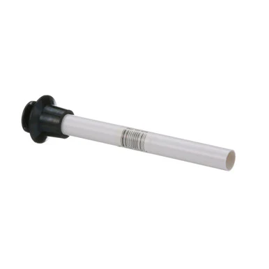 7 in White Plastic Overflow For 1 in Drain