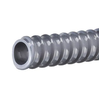 Tigerflex Corrigated Gray PVC Drain Hose 3/4" x 1.06", 100 Ft | Accuflex DHG20MX100