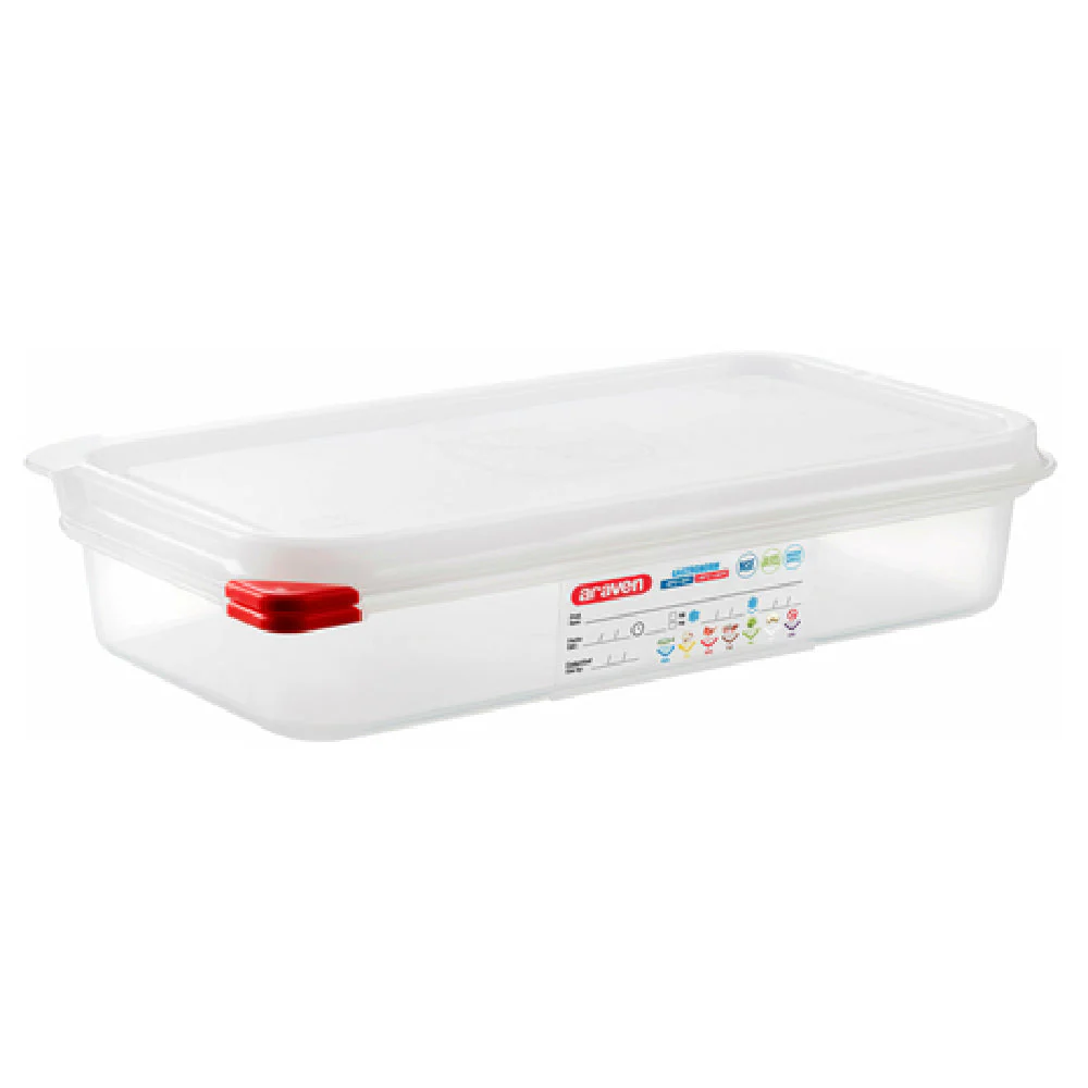 Food Storage Container 2.6 Qt - Carlisle 03029 GN 1/3 Translucent Polypropylene