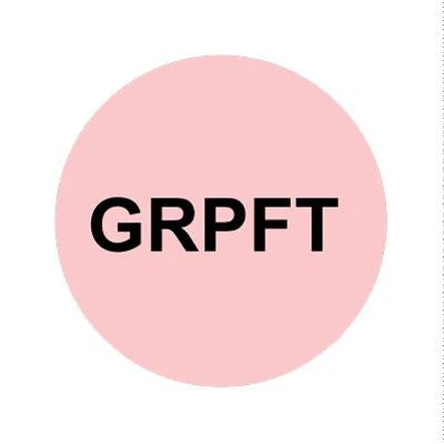 Bargun Button Cap, Round, Grpft, Pink Cap, Black Letter - PH10-74-091