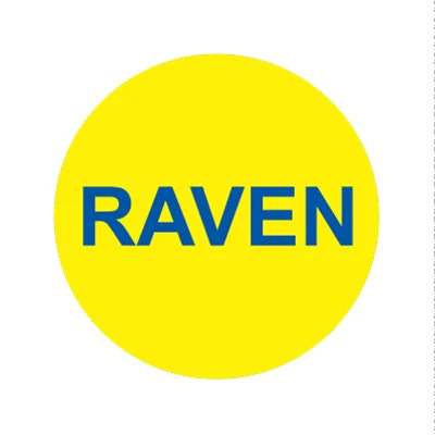 Bargun Button Cap Round, Raven, Yellow Cap Blue Letter