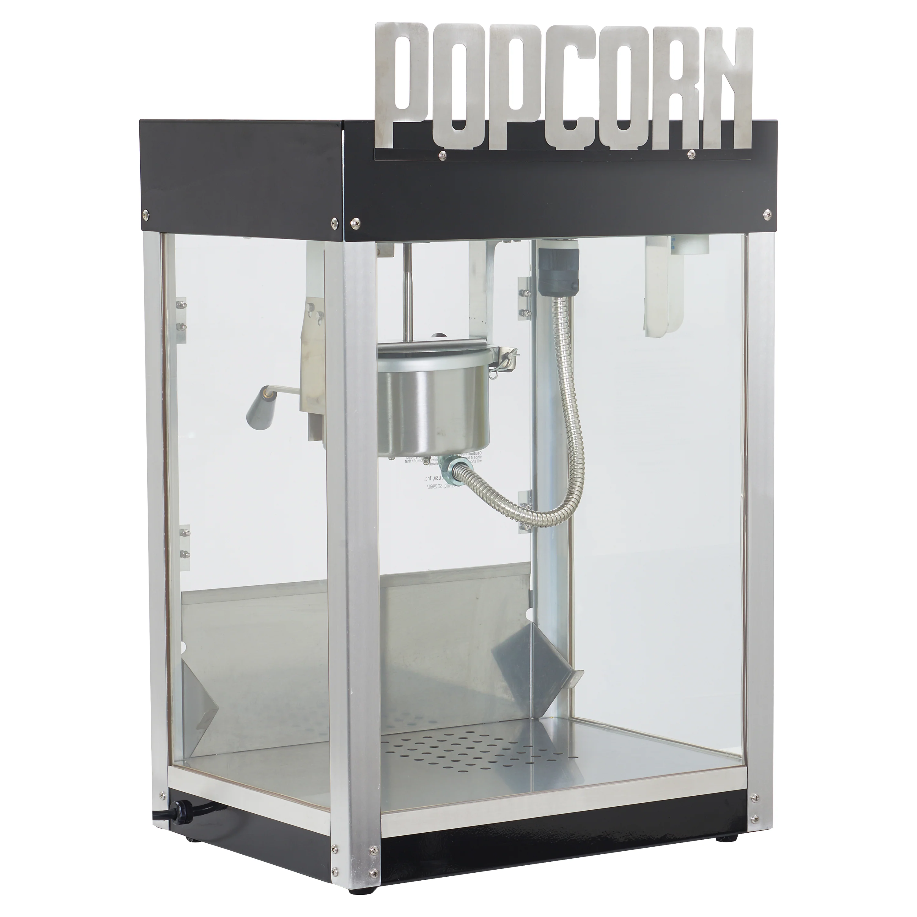 Winco 11065 20 Inch Countertop Electric Popcorn Popper 6 oz Kettle Capacity - Image 4