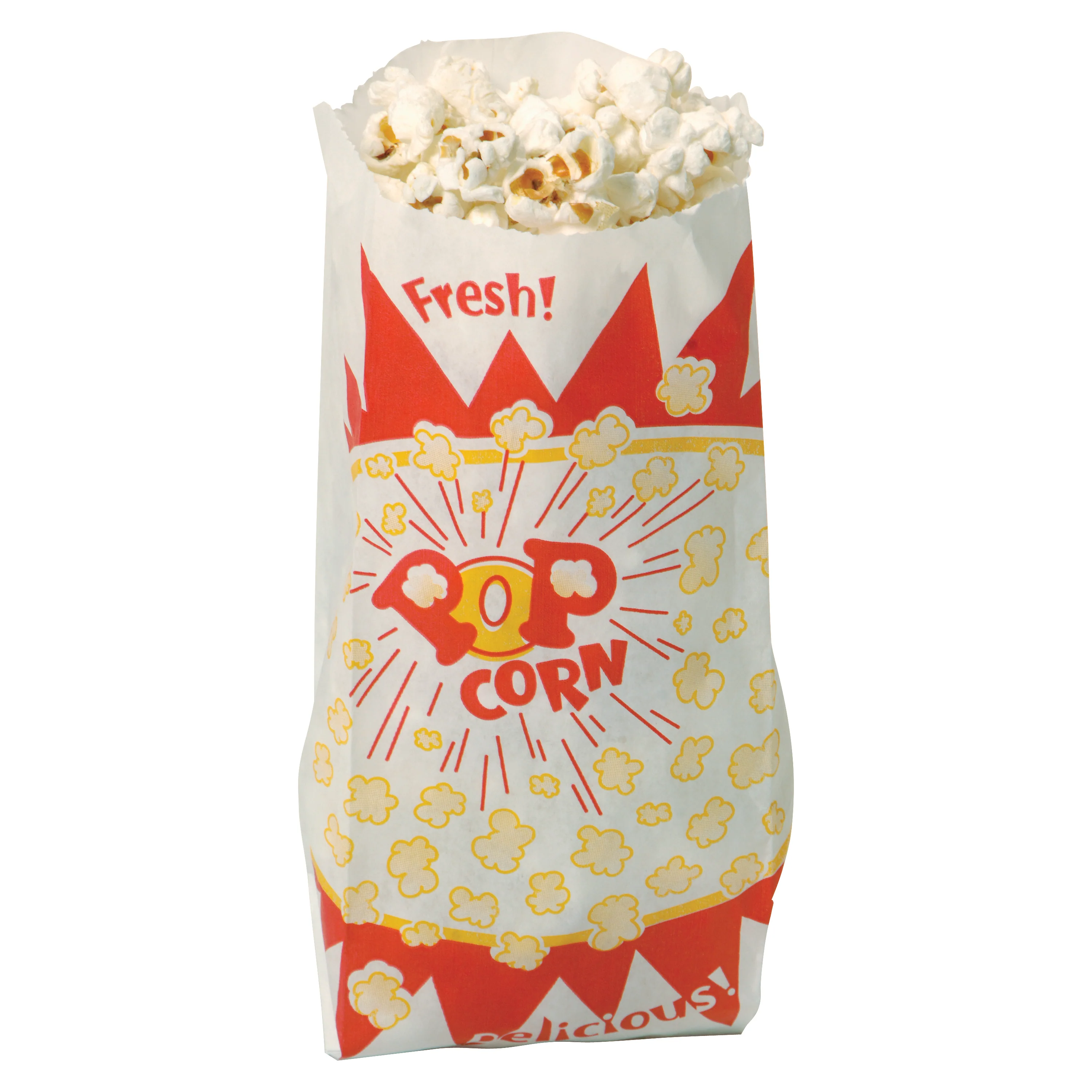 Popcorn Paper Bags 1 oz - Winco 41001 BenchmarkUSA 1000-Case 3.5 Inch Width - Image 2