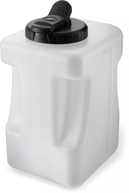 Carlisle 640000 1 Gallon Mixing Container Pitcher Plastic Dishwasher Safe Clear w/ Black Lid - Image 3