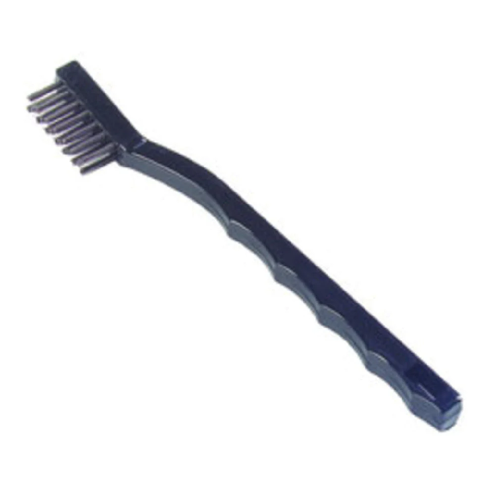 Carlisle 4067500 7-1/4 Inch Utility Toothbrush Crimped Stainless Steel Bristles Plastic Handle