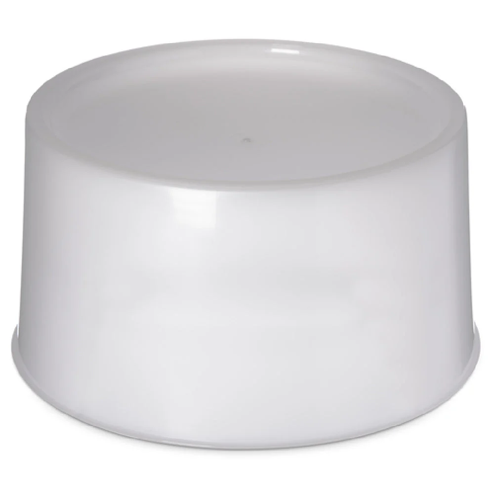 Carlisle 221102 12 Inch Base for 3 and 5 Gallon Beverage Bowls Polyethylene White