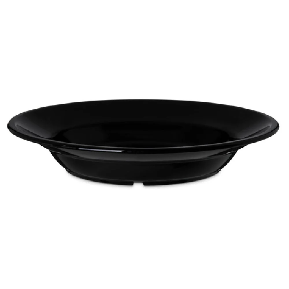 Carlisle PCD31203 9 Inch Diameter Plastic Soup Bowl Stain Break Chip Resistant Black