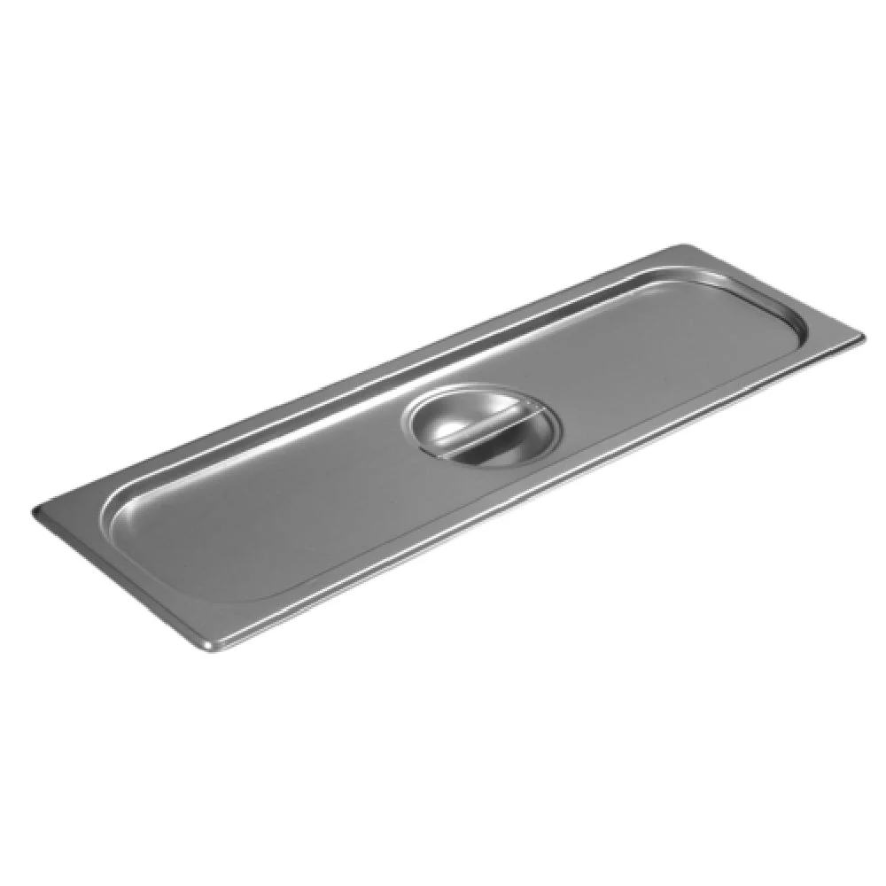 Carlisle 60700HLC 20 Inch Steam Table Pan Cover Solid Flat Stainless Steel with Handle