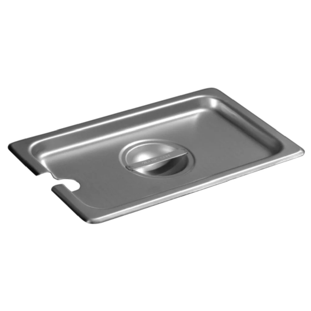 Carlisle 607140CS 10 Inch Slotted Lift-off Steam Table Pan Cover Stainless Steel