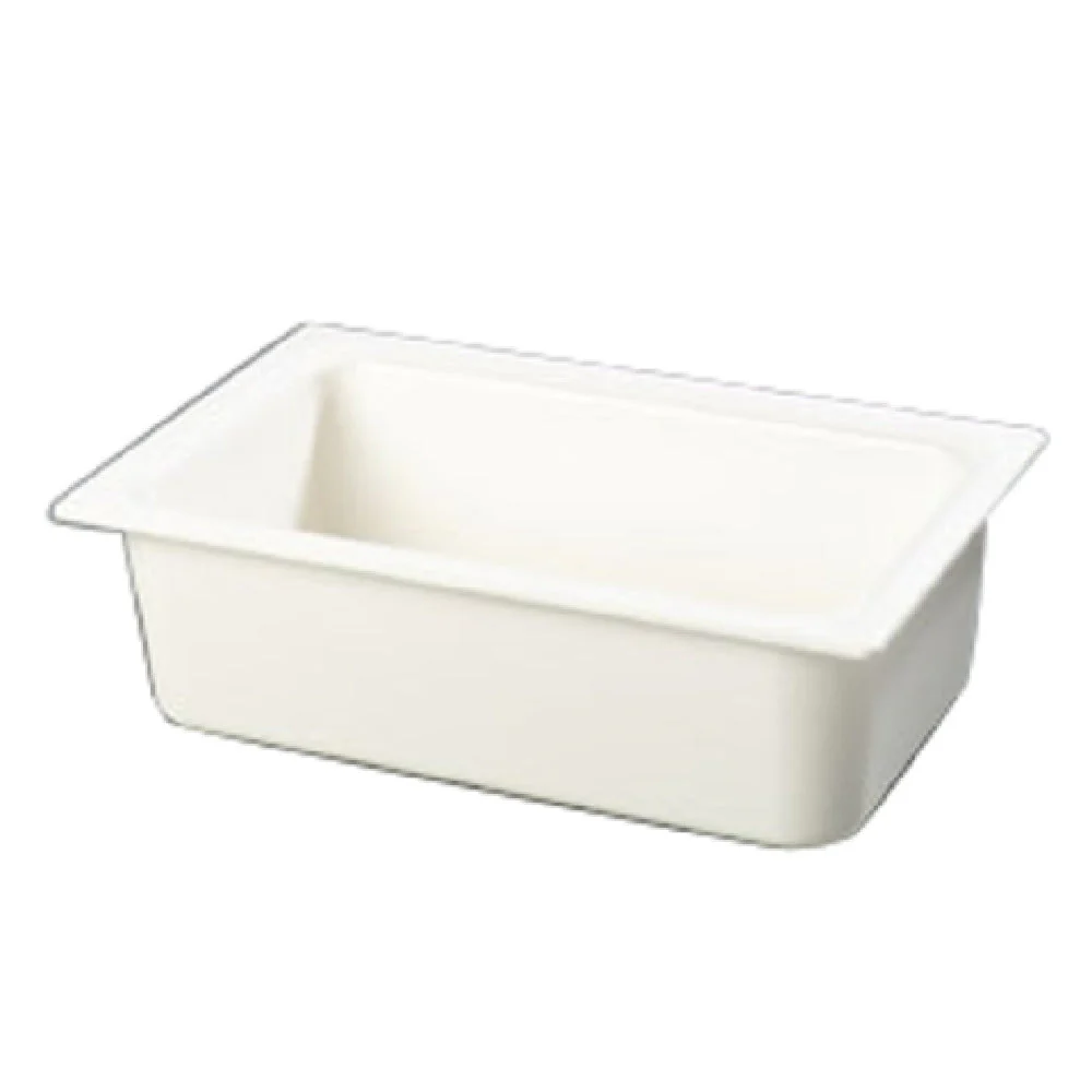Carlisle CM110002 1/1 Full Size Food Pan Refrigerant Gel Insulated ABS Plastic White