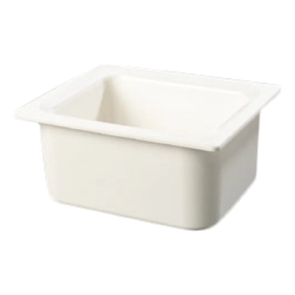 Carlisle CM110102 1/2 Size Coldmaster Food Pan Impact Resistant Dishwasher Safe ABS Plastic
