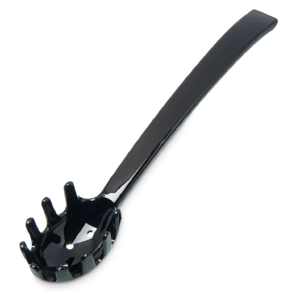 Carlisle 435503 9-1/2 Inch Buffet Pasta Fork with Recyclable Plastic Black