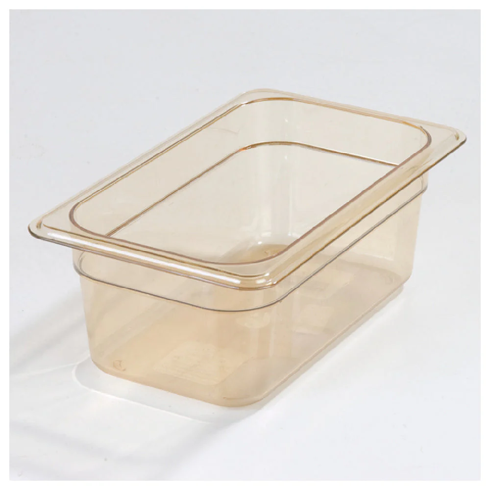 Carlisle 3088113 10 Inch High Heat Hot Food Pan 2.8 Quarts Amber BPA Free