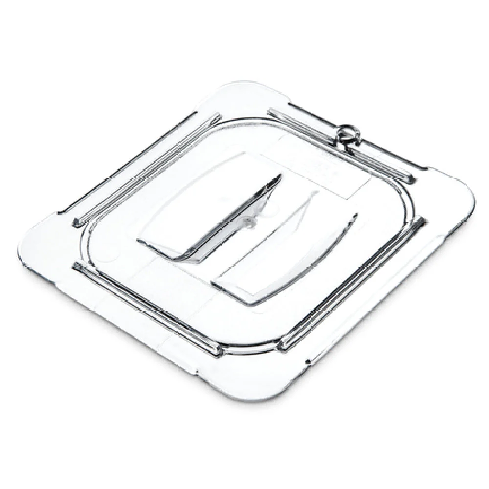 Carlisle 10310U07 6.88 Inch Clear Handled Lid for 1/6 Size Food Pan with NSF