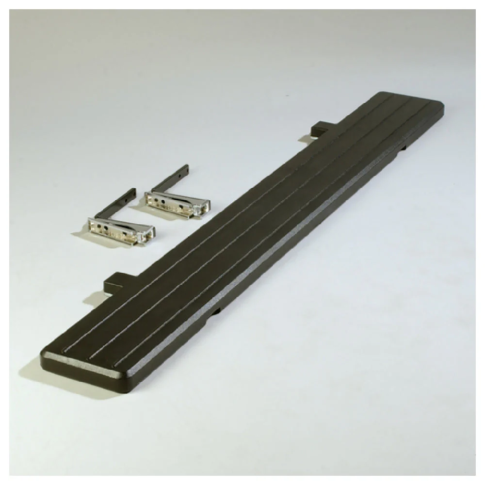 Carlisle 772103 68 Inch Tray Slide Drop Down Design Solid Black Polyethylene