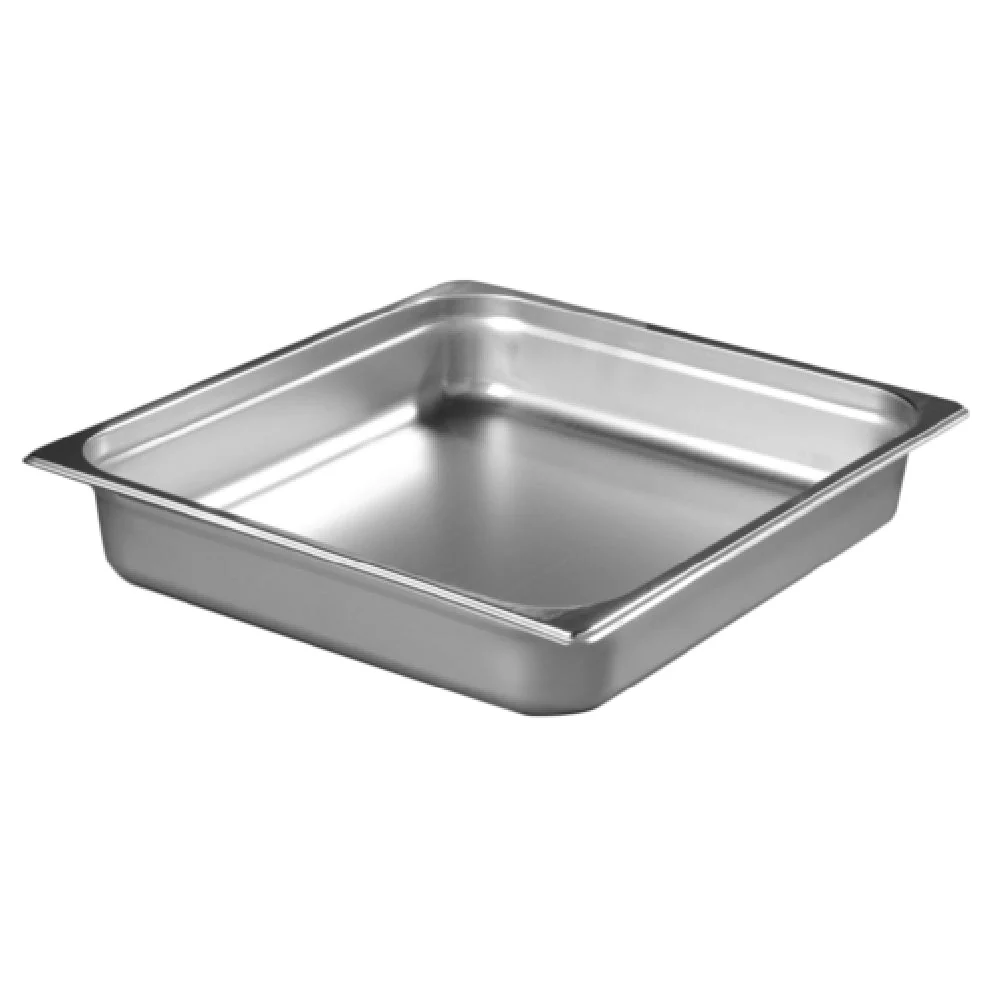 Carlisle 607232 2/3 Size 6.5 Quarts Stainless Steel Steam Table Pan with Reinforced Corners