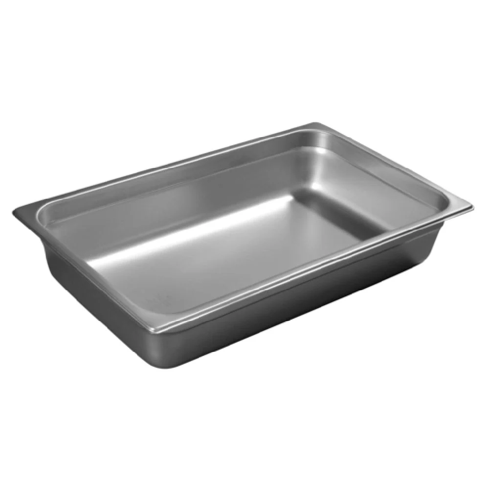 Carlisle 607004 20.75 Inch Full Size 12.5 Quart Steam Table Pan Stainless Steel with Stackable Design