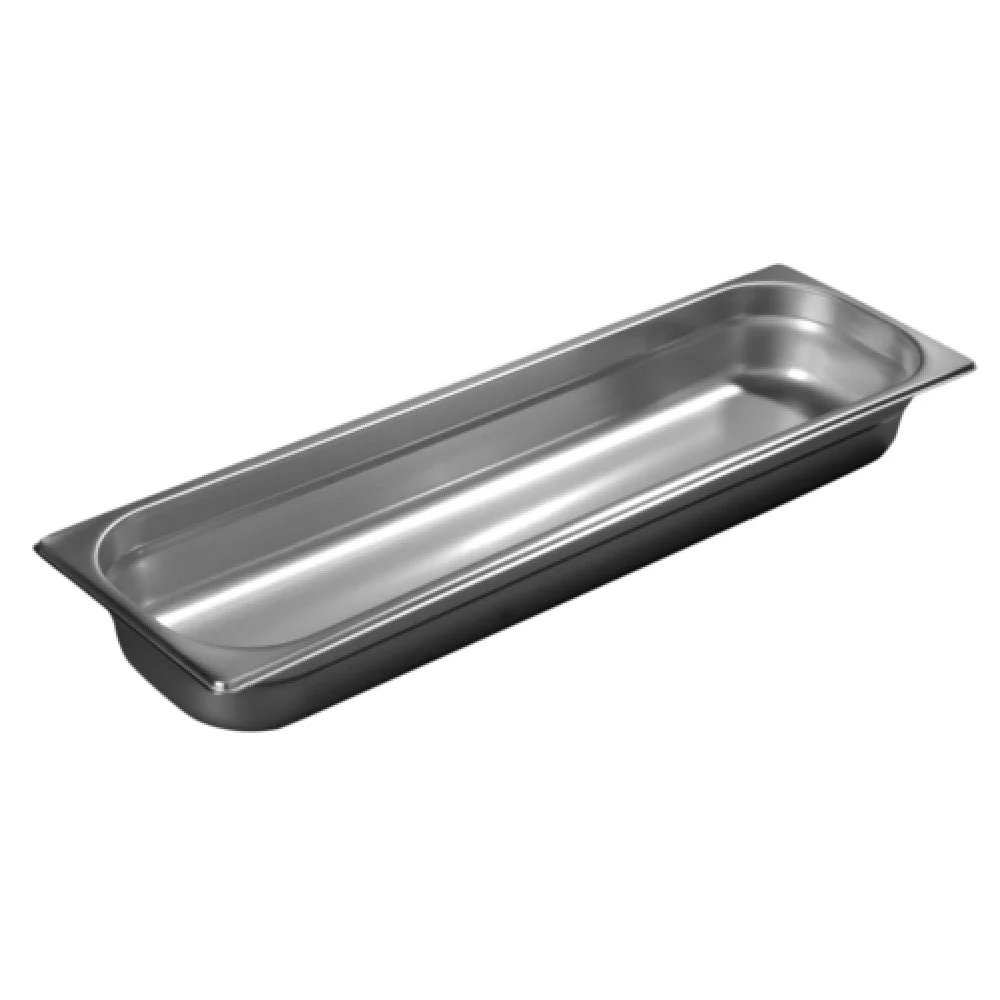Carlisle 60700HL2 20 Inch Stainless Steel Steam Table Pan 3.3 Quarts with Reinforced Corners