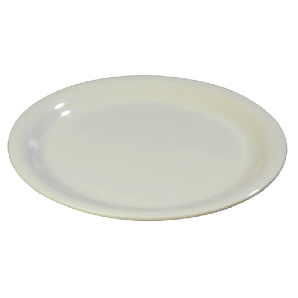 Carlisle 3300842 6-1/2 Inch Diameter Narrow Rim Pie Plate Melamine Bone BPA Free