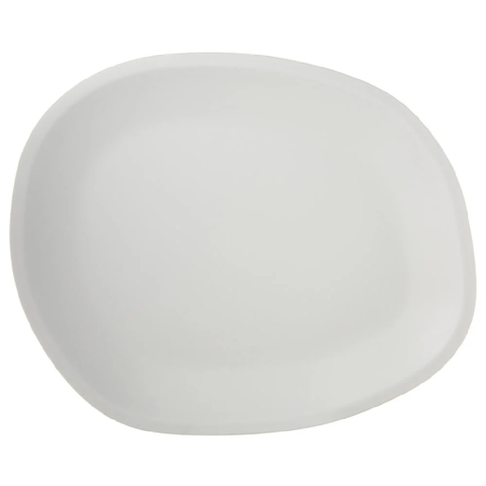Carlisle 5310323 18 Inch Oblong Melamine Ridge Platter NSF Stain Resistant
