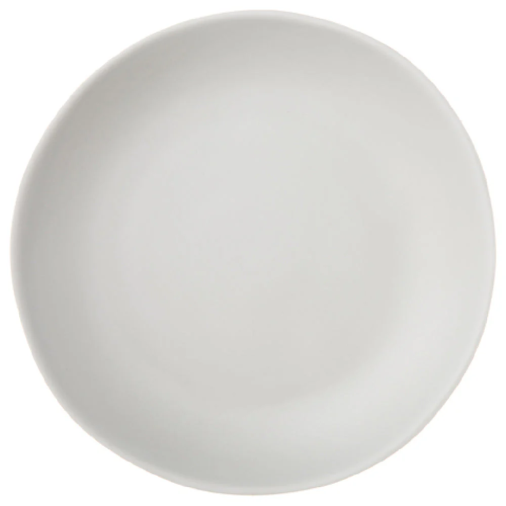 Carlisle 5310623 9 Inch Freeform Salad Plate Melamine Gray Matte Finish