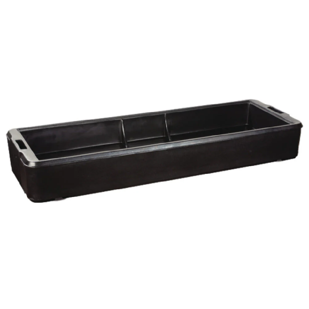 Carlisle 660303 6 Ft Food Bar Basin only Textured Black Polyethylene
