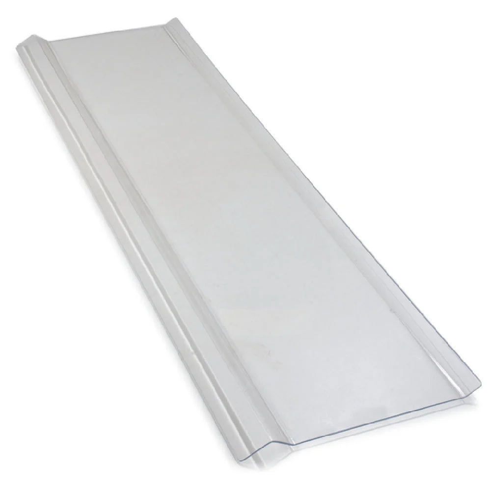 Carlisle 667807 6' Sneeze Guard Shield for Food Bars Clear Acrylic