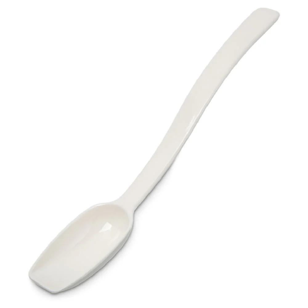 Carlisle 446002 1/2 Oz Salad Buffet Spoon 9 Inch Plastic White NSF