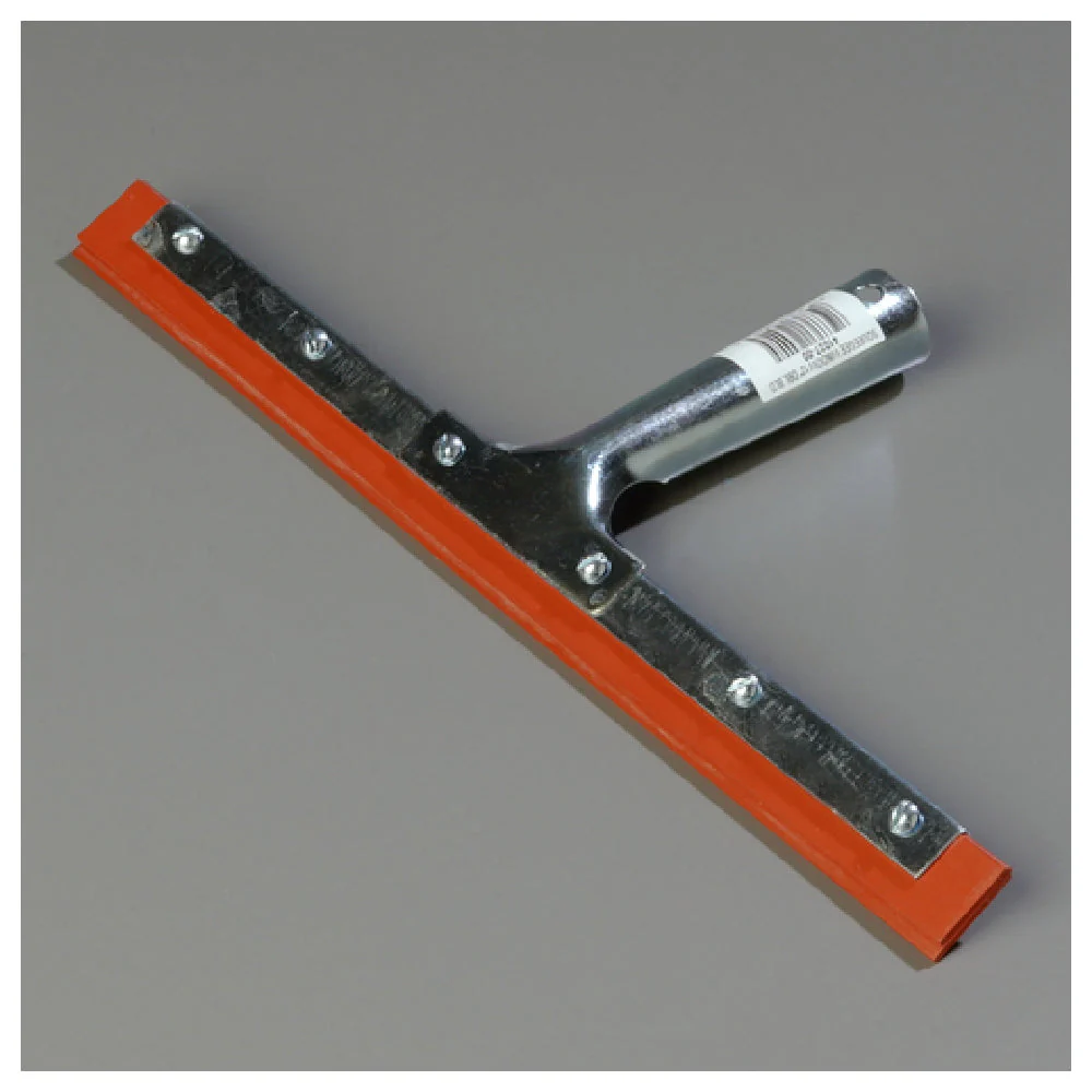 Carlisle 4102700 12 Inch Squeegee Double-blade Rubber Zinc-plated Steel Red
