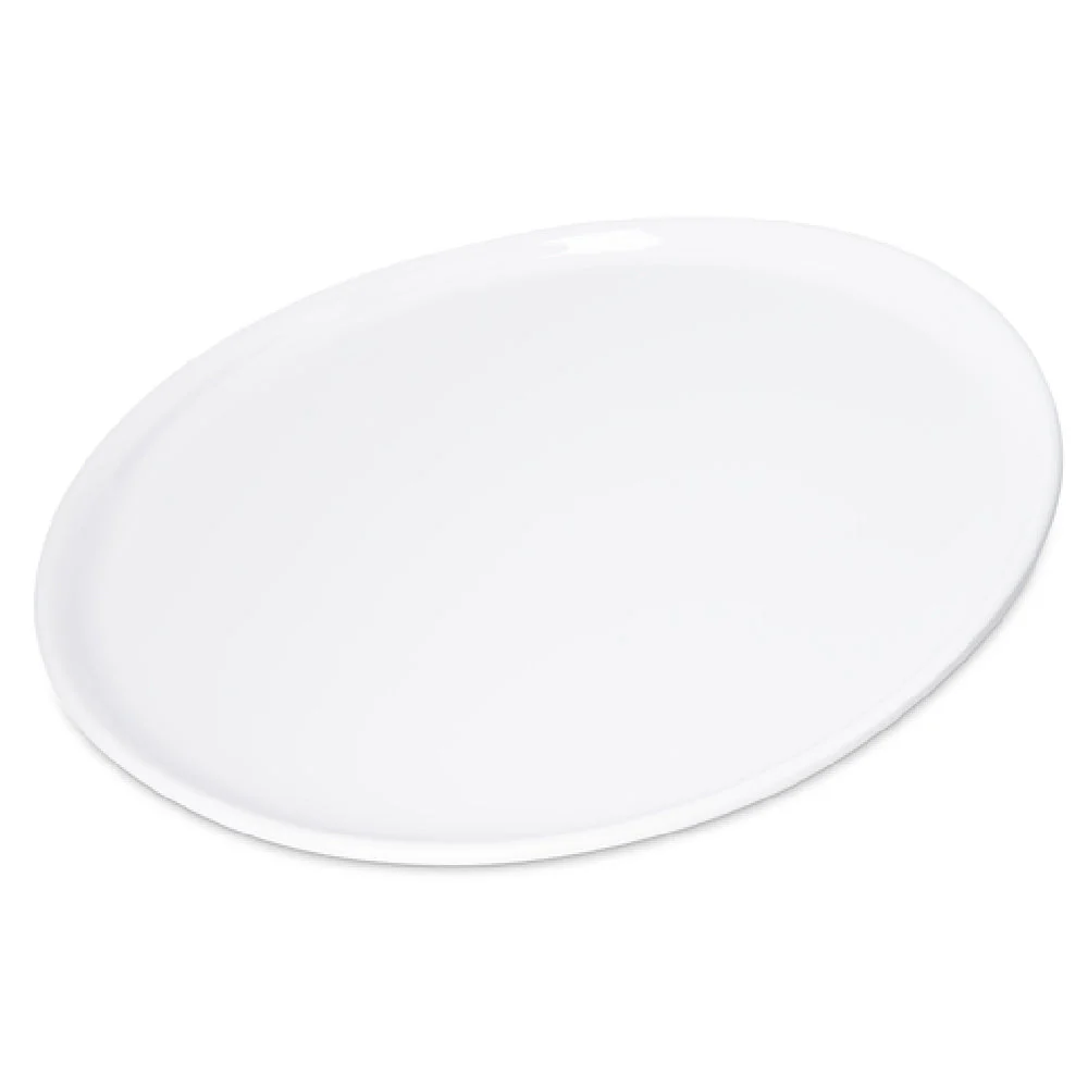 Carlisle 5300002 10-1/2 Inch Round Narrow Rim Dinner Plate Melamine White