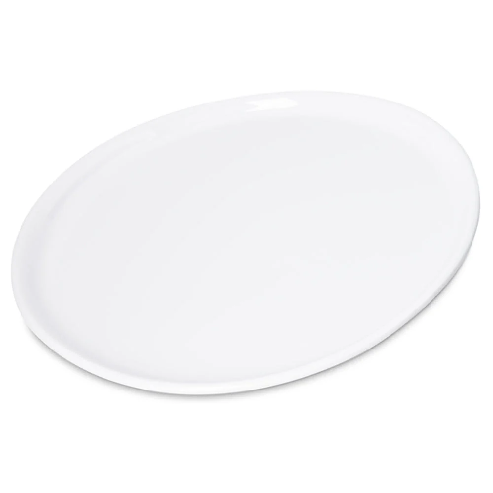 Carlisle 5300102 9 Inch Diameter Salad Plate Narrow Rim Break Resistant Melamine White