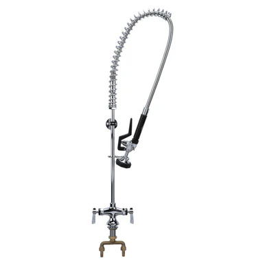 CHG - KL50-1000-BR - 4 in Deck Mount Pre-Rinse Assembly w/ Wall Bracket